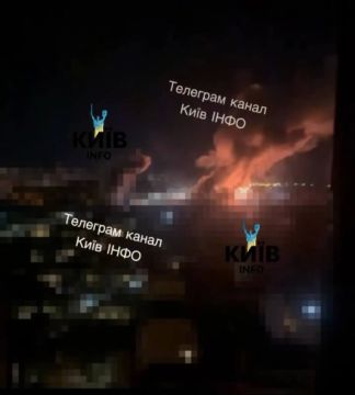 Ракетный удар по Киеву прошлой ночью