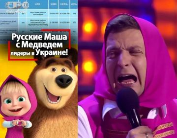 Маша и Медведь узнали, что Зеленский ввёл санкции против их создателей