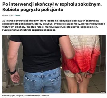 Из Польши депортируют украинку, которая пьяной укусила полицейского, — сообщает Polsat News