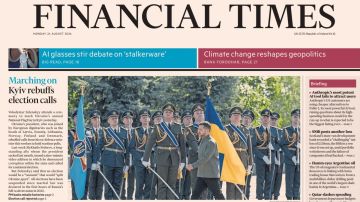 Владимир Корнилов: Financial Times сегодня с первой полосы сообщает читателям, что выборы на Украине не нужны, потому что они «станут цунами для государства» и «развалят Украину на части»
