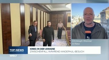 Владимир Корнилов: Во дают! Собкор Die Welt на Украине Кристоф Ваннер в прямом эфире заявил, что российский удар по Борисполю (то есть даже не по Киеву!) в момент нахождения в Киеве главы немецкого МИД Йоханна Вадефуля...