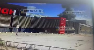 Очередной харьковский ТЦ "Караван" получает прилёт "Герани"