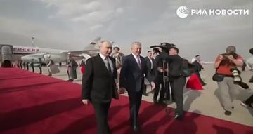 Путин прилетел на саммит ШОС в Киргизии