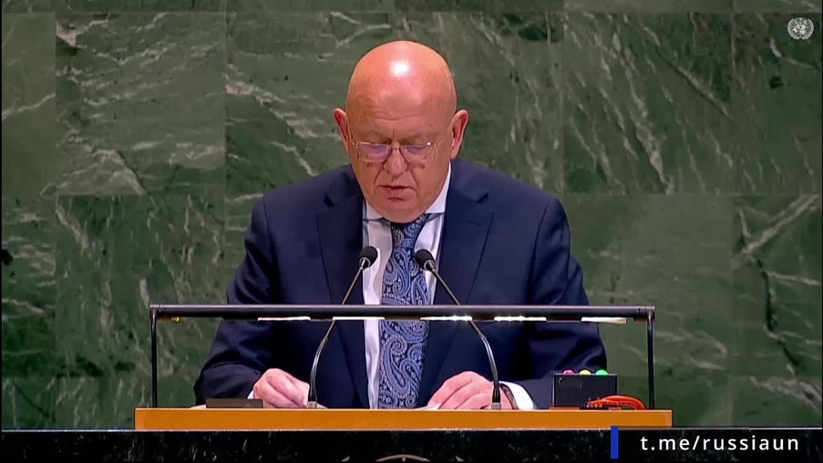 Выступление В.А.Небензи на заседании Генеральной Ассамблеи ООН по Украине