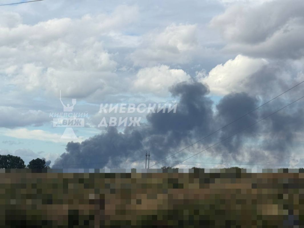 Реактивный БПЛА (де-факто крылатая ракета) «Герань-5» поразила цель около города Васильков в Киевской области Реактивный БПЛА (де-факто крылатая ракета) «Герань-5» поразила цель около города Васильков в Киевской области