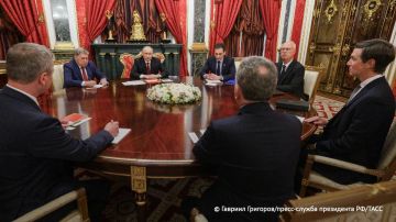 Переговоры Владимира Путина с Уиткоффом и Кушнером проходят в Кремле