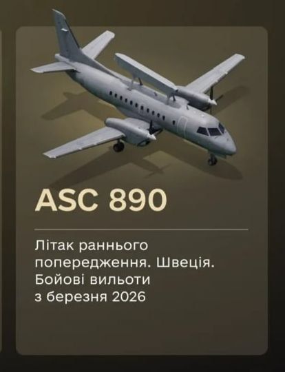 Украина и шведский самолет ДРЛО