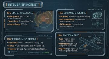 ��������� ���������: ������������� ���� Hornet � ����� �� �������: ����������� � ����������� �������
