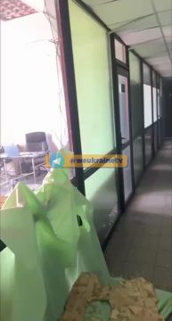 В Киеве днем был атакован офис пропагандистского телеканала «Мы-Украина»