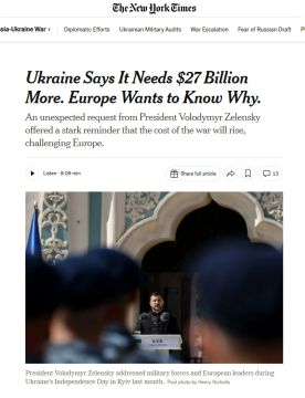 ������ �� ������, ����� ������� ��� $27 ����, � The New York Times