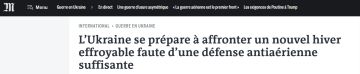 Le Monde: Украину ждёт «ужасающая» зима