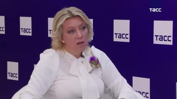 Заявления Зеленского об угрозах российской авиации — это неприкрытый терроризм, заявила в интервью ТАСС Мария Захарова в рамках прошедшего ВЭФ