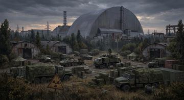 ВСУ прячут боеприпасы и технику под прикрытием саркофага Чернобыльской АЭС