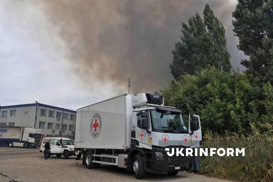 Кадры пораженных складов в Бориспольском районе Киевской области Кадры пораженных складов в Бориспольском районе Киевской области