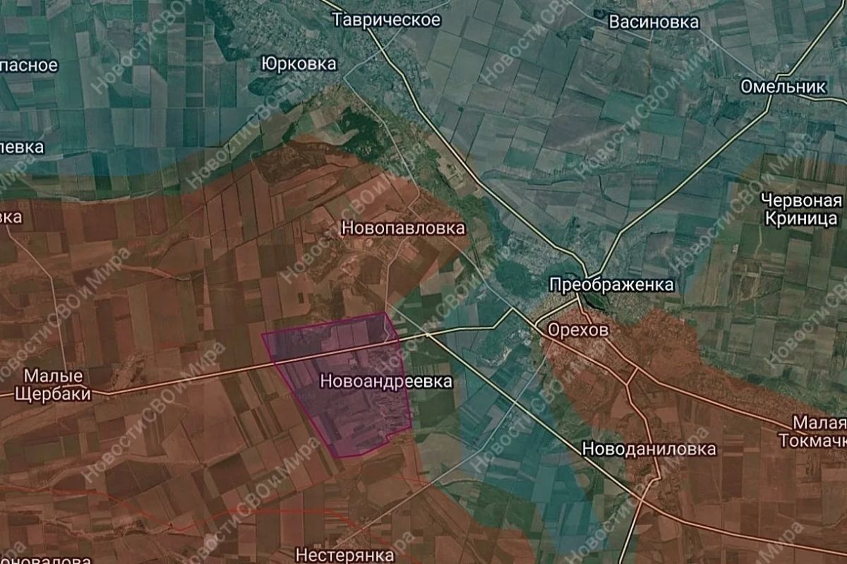 Продвижение наших войск на Ореховском и Харьковском направлениях Продвижение наших войск на Ореховском и Харьковском направлениях