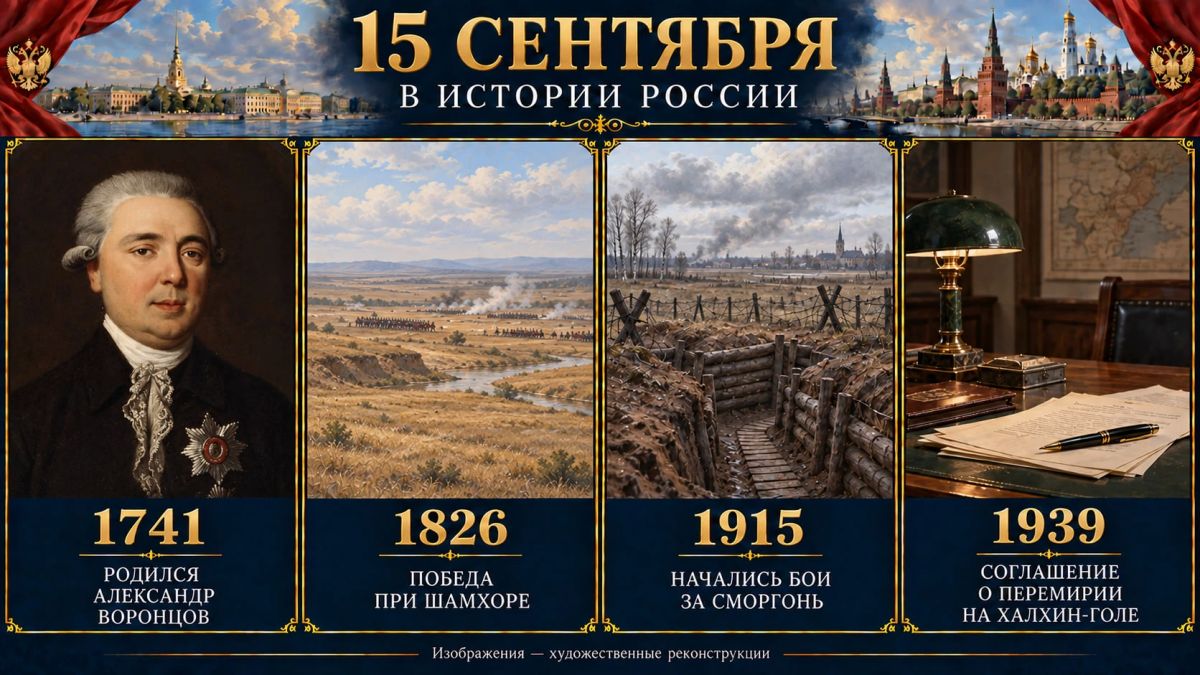15 сентября в истории России