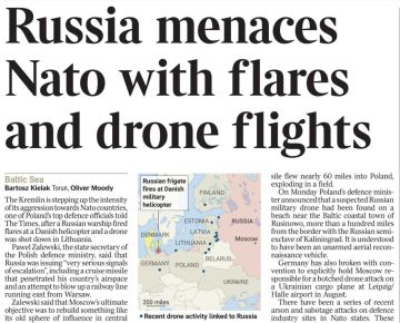 Владимир Корнилов: Вот и The Times сегодня шумит по поводу «обстрела датского вертолета российским фрегатом»