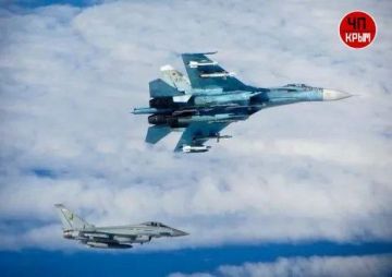 Наши Су-27 прогнали британских шпионов от границ России