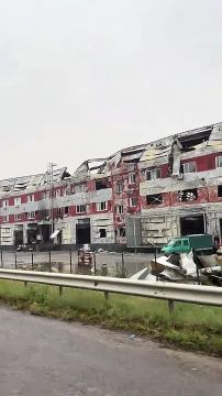 Последствия ударов по складам под Киевом