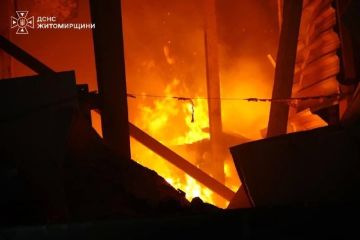 Под Житомиром атаковано производство и склады врага