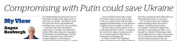 Владимир Корнилов: Удивительная для британской прессы статья появилась сегодня на страницах The i Weekend