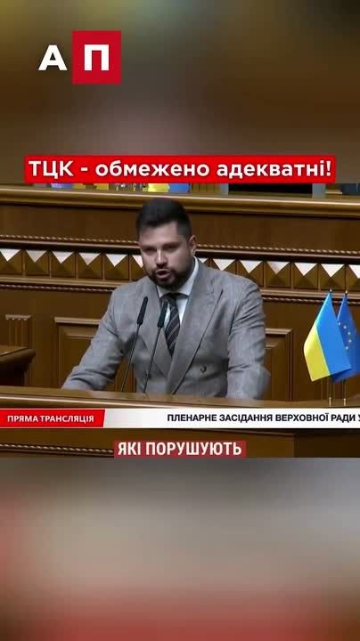 Народный депутат от правящей фракции Качура заявляет, что ТЦК пытают, избивают, издеваются и похищают людей