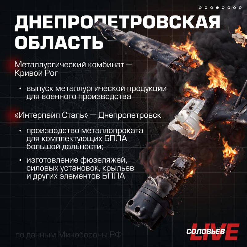 Минувшей ночью Вооружённые силы России нанесли массированный удар по объектам военной промышленности и логистики Украины Минувшей ночью Вооружённые силы России нанесли массированный удар по объектам военной промышленности и логистики Украины