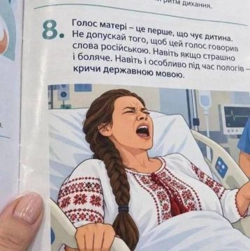 Во время родов, на Украине, теперь нельзя кричать на русском языке