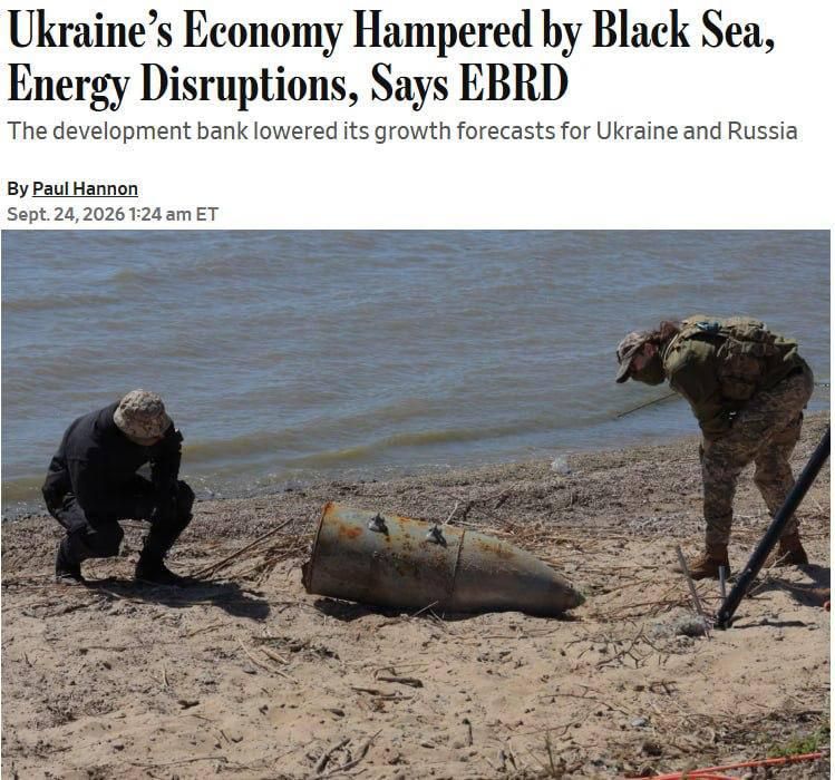 Украина может потерять $5 млрд экспортной выручки из-за блокады Чёрного моря, пишет The Wall Street Journal