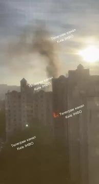В Киеве сбитый БПЛА упал на многоэтажку в Печерском районе рядом с элитным ЖК «Новопечерские Липки»