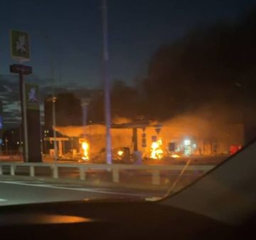 В Киеве поражена АЗС в Оболонском районе
