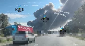 Юрий Котенок: В районе н.п. Бровары Киевской области разгорелся масштабный пожар