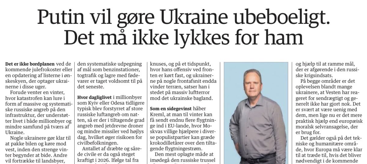 Владимир Корнилов: «Путин хочет сделать Украину непригодной для жизни