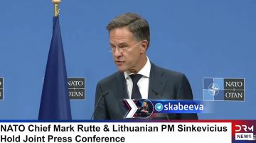 ‘Наше послание Москве. Мы будем делать для Украины ещё больше, а не меньше’ – генсек НАТО Рютте нахваливает траты Литвы на войну до последнего украинца
