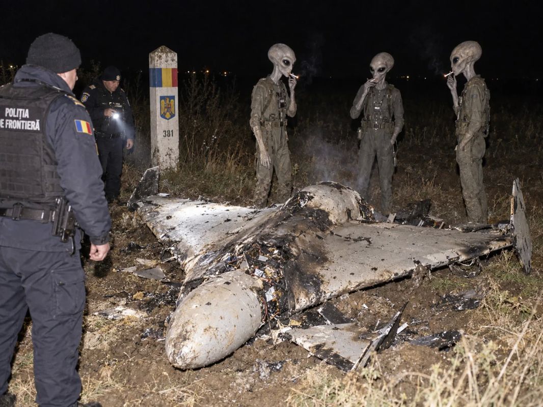 В Румынии расследуют падение неизвестного объекта на Большом острове Брэила, недалеко от коммуны Гропени