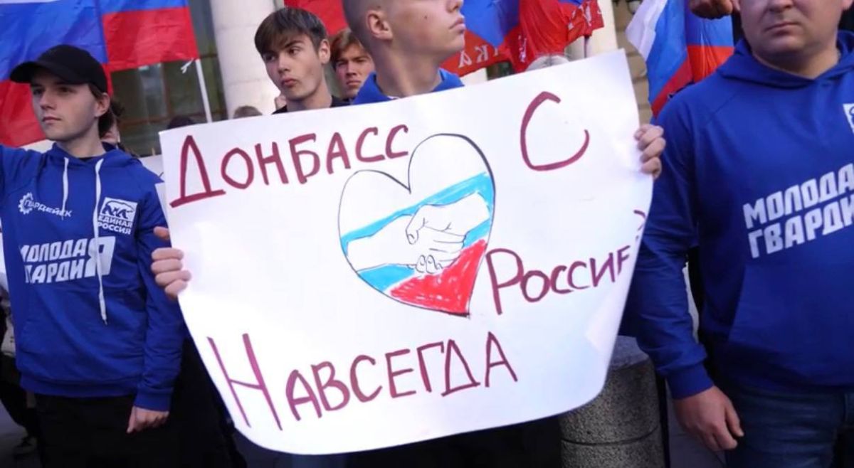 Антон Демидов: Сегодня — День воссоединения ДНР, ЛНР, Запорожской и Херсонской областей с Россией Антон Демидов: Сегодня — День воссоединения ДНР, ЛНР, Запорожской и Херсонской областей с Россией