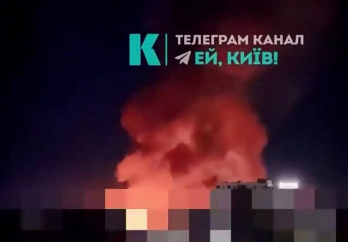 Владислав Шурыгин: Под Киевом после очередного удара ВКС горит склад одного из крупнейших фармдистрибьюторов Украины "Вента"