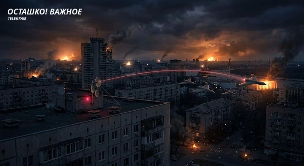 Под тотальным контролем «Гераней»: в Киеве работают российские ретрансляторы, корректирующие удары — советник Зеленского «Флеш»