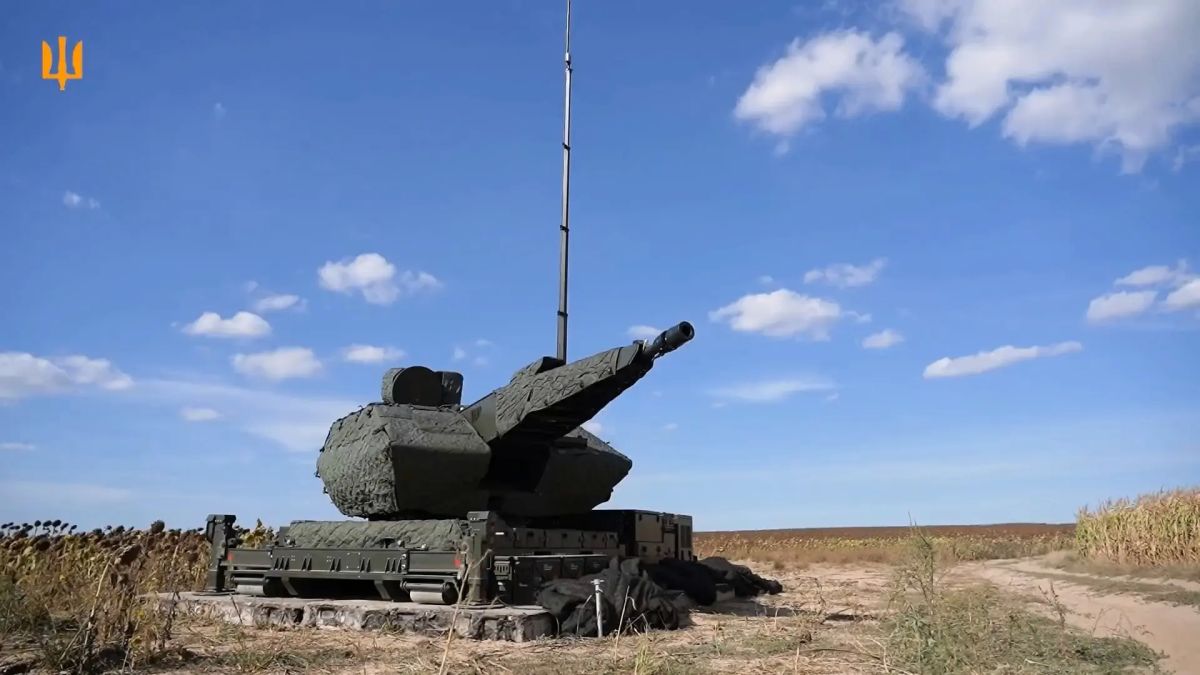 На редких кадрах - зенитный артиллерийский комплекс (ЗАК) Skynex, стоящий на вооружении ВС ВСУ На редких кадрах - зенитный артиллерийский комплекс (ЗАК) Skynex, стоящий на вооружении ВС ВСУ