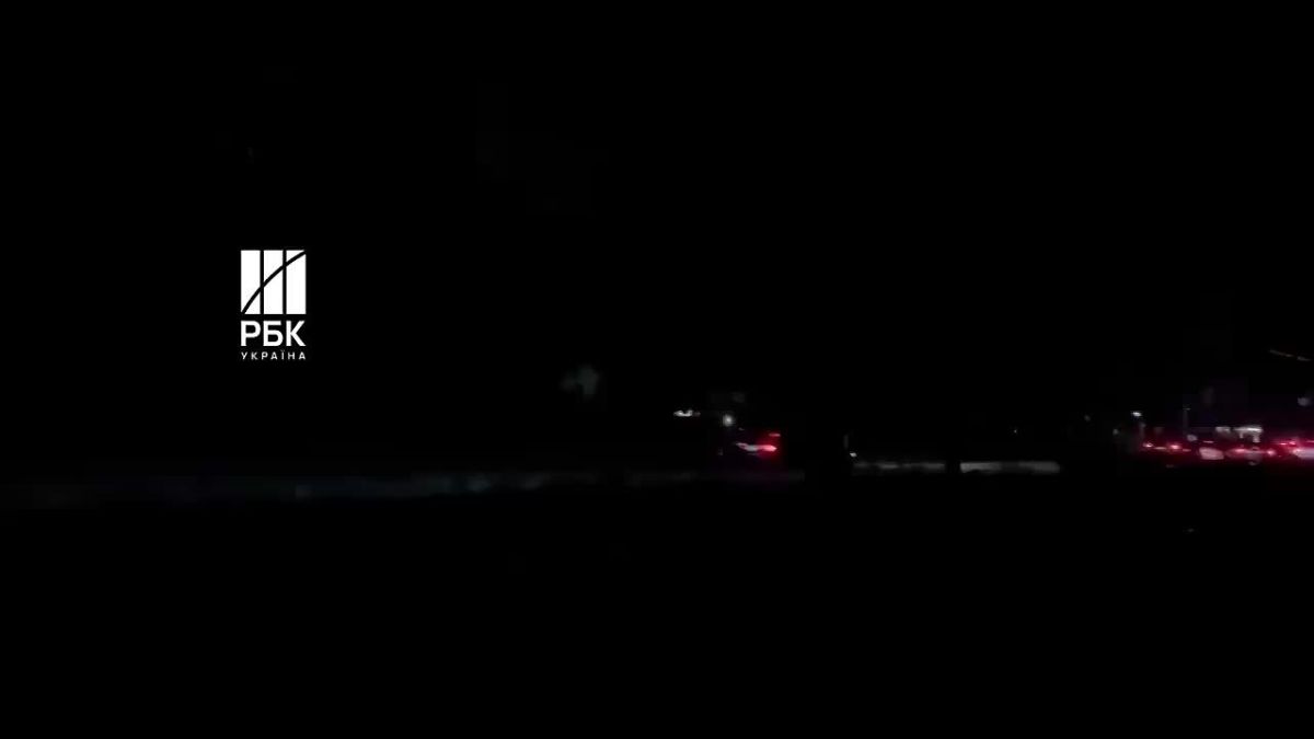 Атмосфера вечернего Киева. Начался блекаут