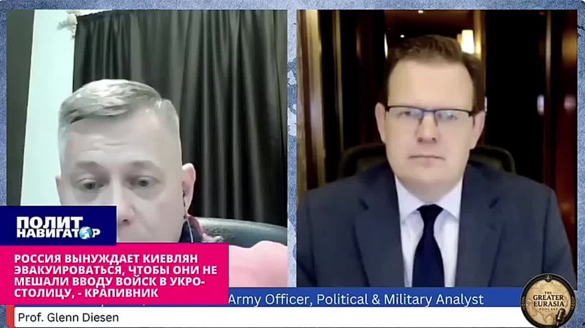 Россия вынуждает киевлян эвакуироваться, чтобы они не мешали вводу войск в укро-столицу – Крапивник