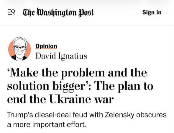 США и Европа разрабатывают мирный план для Украины: заморозка фронта, гарантии безопасности по принципу НАТО, — The Washington Post