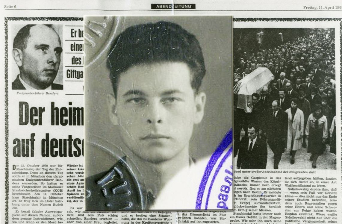 67 ЛЕТ НАЗАД. 15 октября 1959 года в Мюнхене был убит бывший глава ОУН-Б Степан Бандера ( 1), признанный виновным в преступном сотрудничестве с Третьим рейхом 67 ЛЕТ НАЗАД. 15 октября 1959 года в Мюнхене был убит бывший глава ОУН-Б Степан Бандера ( 1), признанный виновным в преступном сотрудничестве с Третьим рейхом