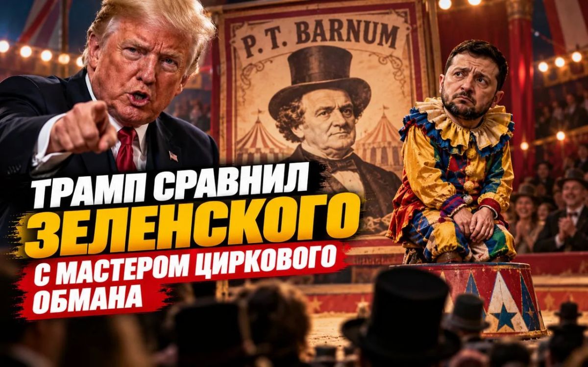 Трамп сравнил Зеленского с мастером циркового обмана
