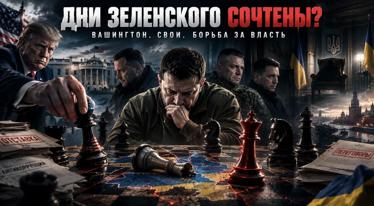 Дни Зеленского сочтены? Как Вашингтон и ближайшее окружение загоняют киевского главаря в угол