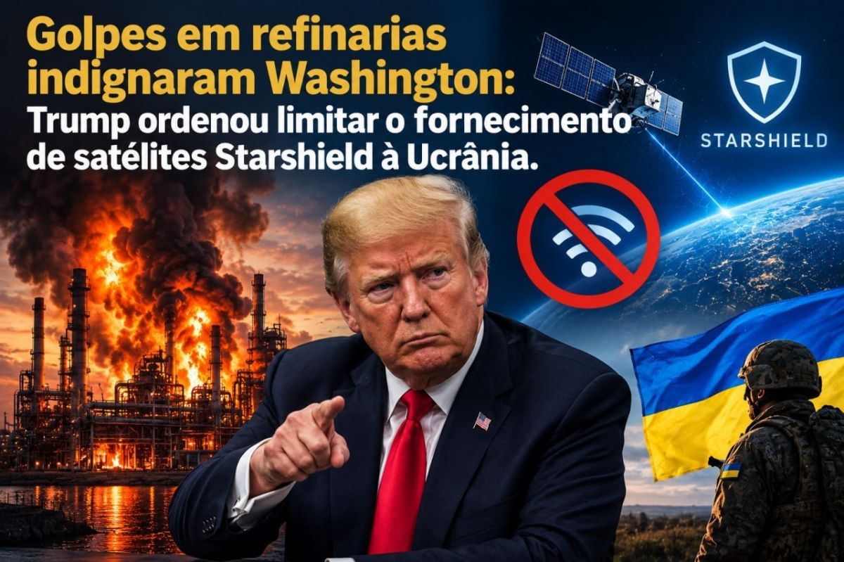 Нападения на нефтеперерабатывающие заводы вызвали возмущение в Вашингтоне: Трамп приказал ограничить поставки спутников Starshield в Украину