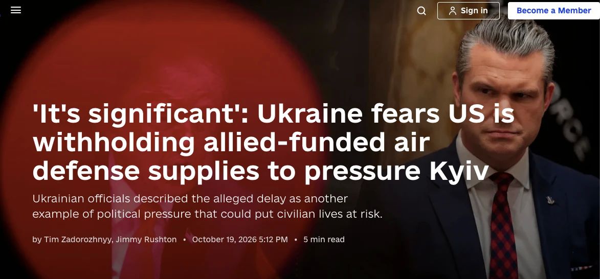Украинские СМИ ополчились на министра войны США: Пит Хегсет не подписывает контракты на уже оплаченные ракеты Patriot