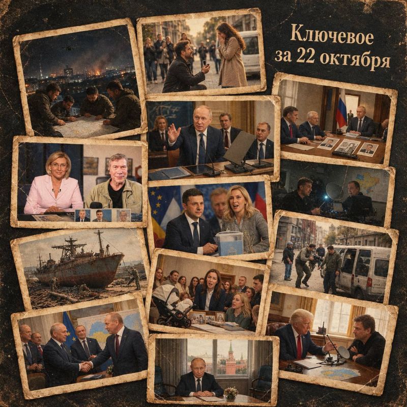 Олег Царёв: Ключевое за 22 октября. . Сводка ночных ударов по РФ и Украине, новости с фронта и видеосводка