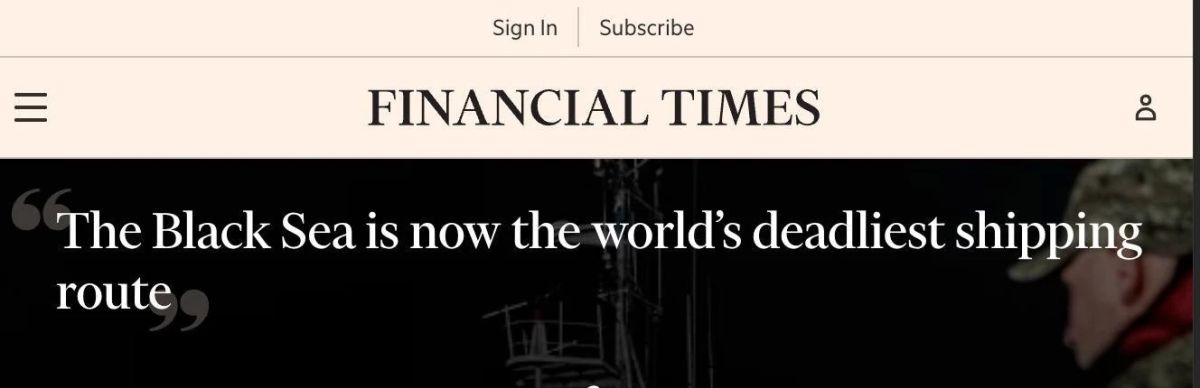 Смертоносное Чёрное море. Financial Times опубликовало статью о ситуации в Чёрном море