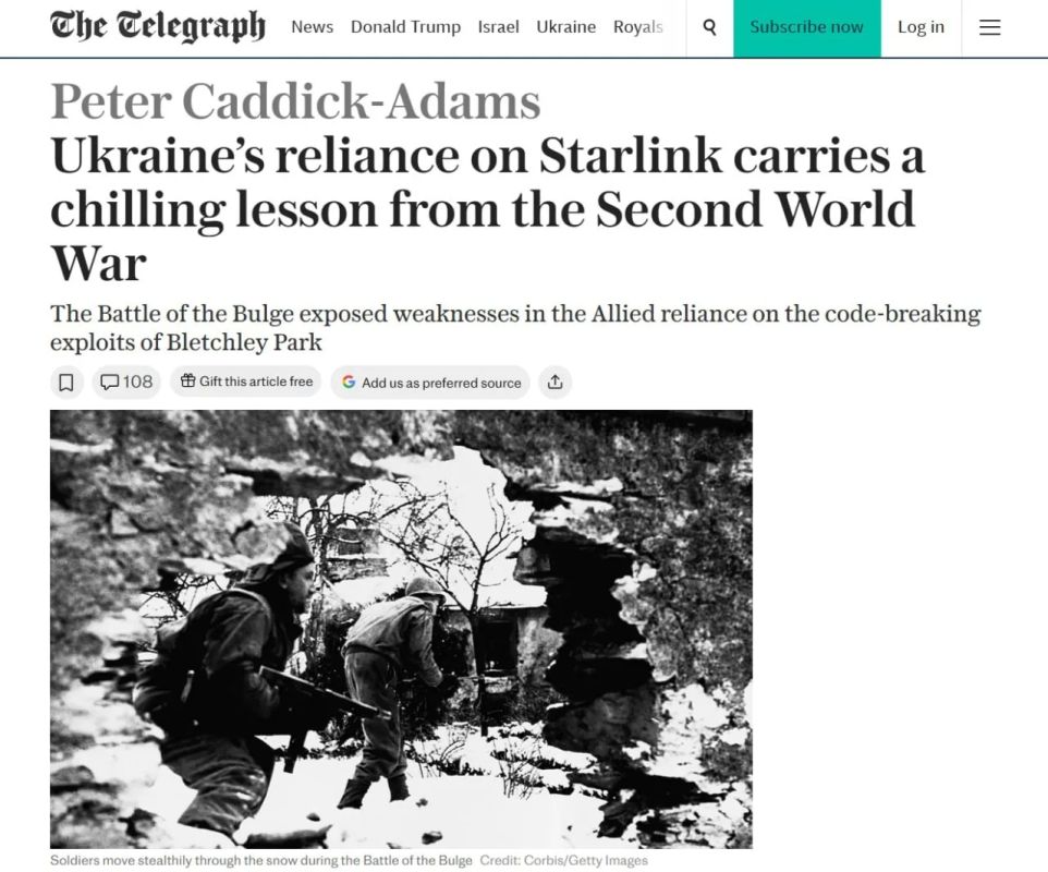 Украине грозит военная катастрофа из-за зависимости ВСУ от Starlink — The Telegraph